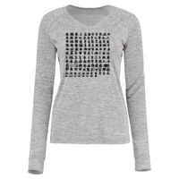 Women's Electrify CoolCore® Long Sleeve V-Neck T-Shirt Thumbnail