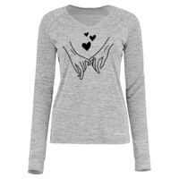 Women's Electrify CoolCore® Long Sleeve V-Neck T-Shirt Thumbnail