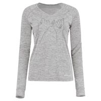 Women's Electrify CoolCore® Long Sleeve V-Neck T-Shirt Thumbnail