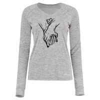 Women's Electrify CoolCore® Long Sleeve V-Neck T-Shirt Thumbnail