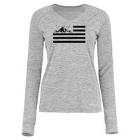 Women's Electrify CoolCore® Long Sleeve V-Neck T-Shirt Thumbnail