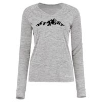 Women's Electrify CoolCore® Long Sleeve V-Neck T-Shirt Thumbnail