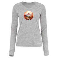 Women's Electrify CoolCore® Long Sleeve V-Neck T-Shirt Thumbnail